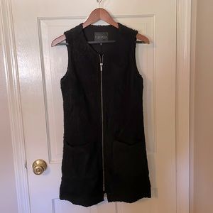 Sanctuary brand boucle vest/dress in black